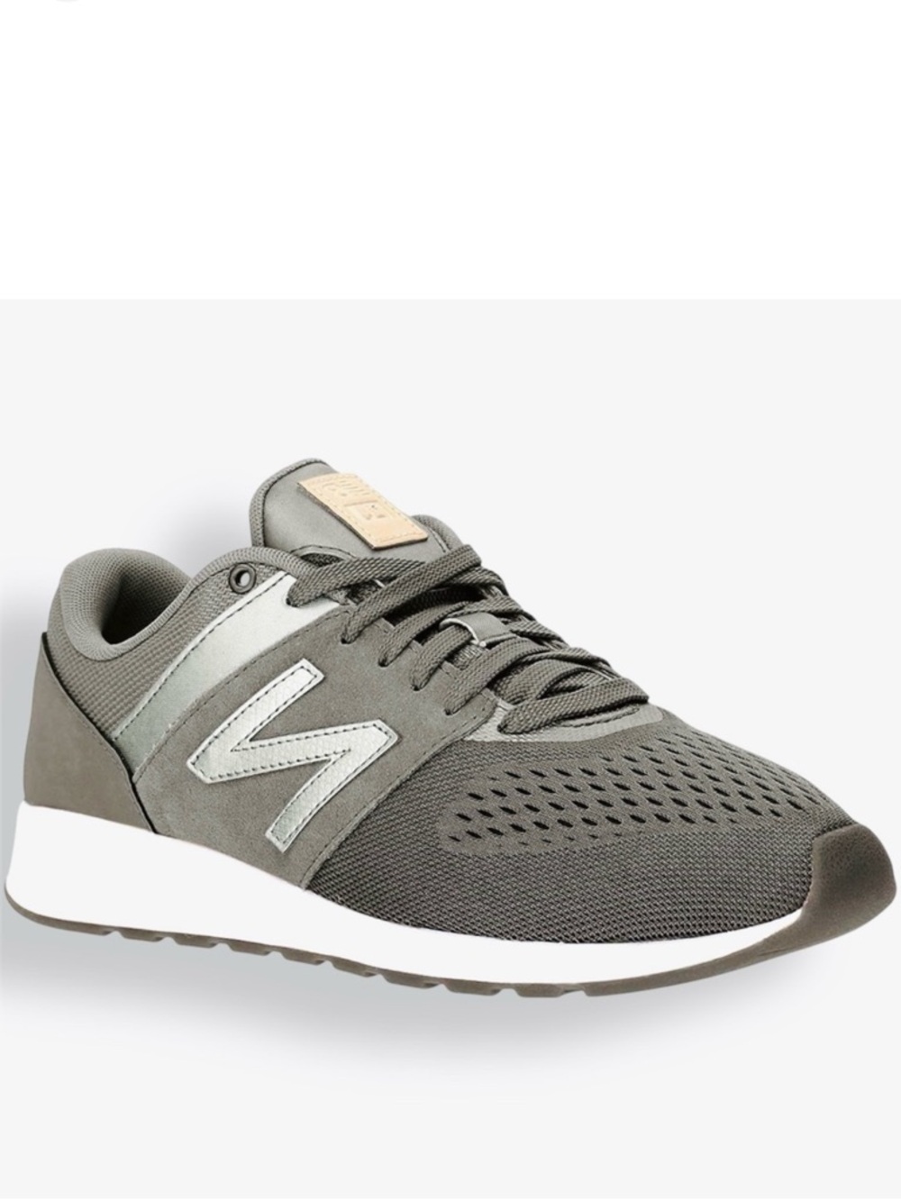 NEW BALANCE 24 Dark Grey & Silver Athletic Running Tennis Shoes Women’s Sneakers